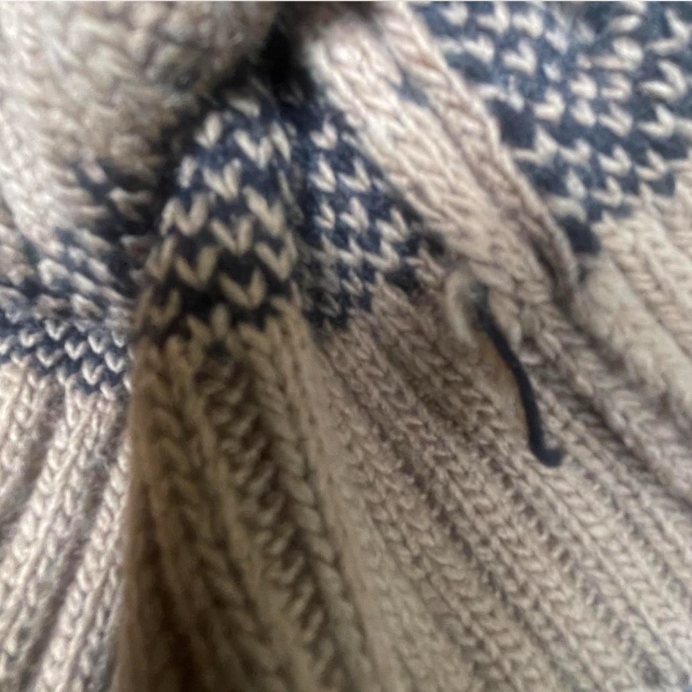 Preppy Women’s Sweater Vest Tan & Black Houndstooth | Size M/L - Picture 4 of 4